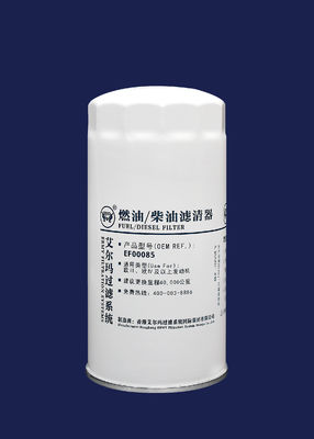 Utilisation diesel à long terme de filtre fin pour l'euro 3, l'euro 4 et les moteurs ci-dessus EF00085,93*160mm, M20*1.5